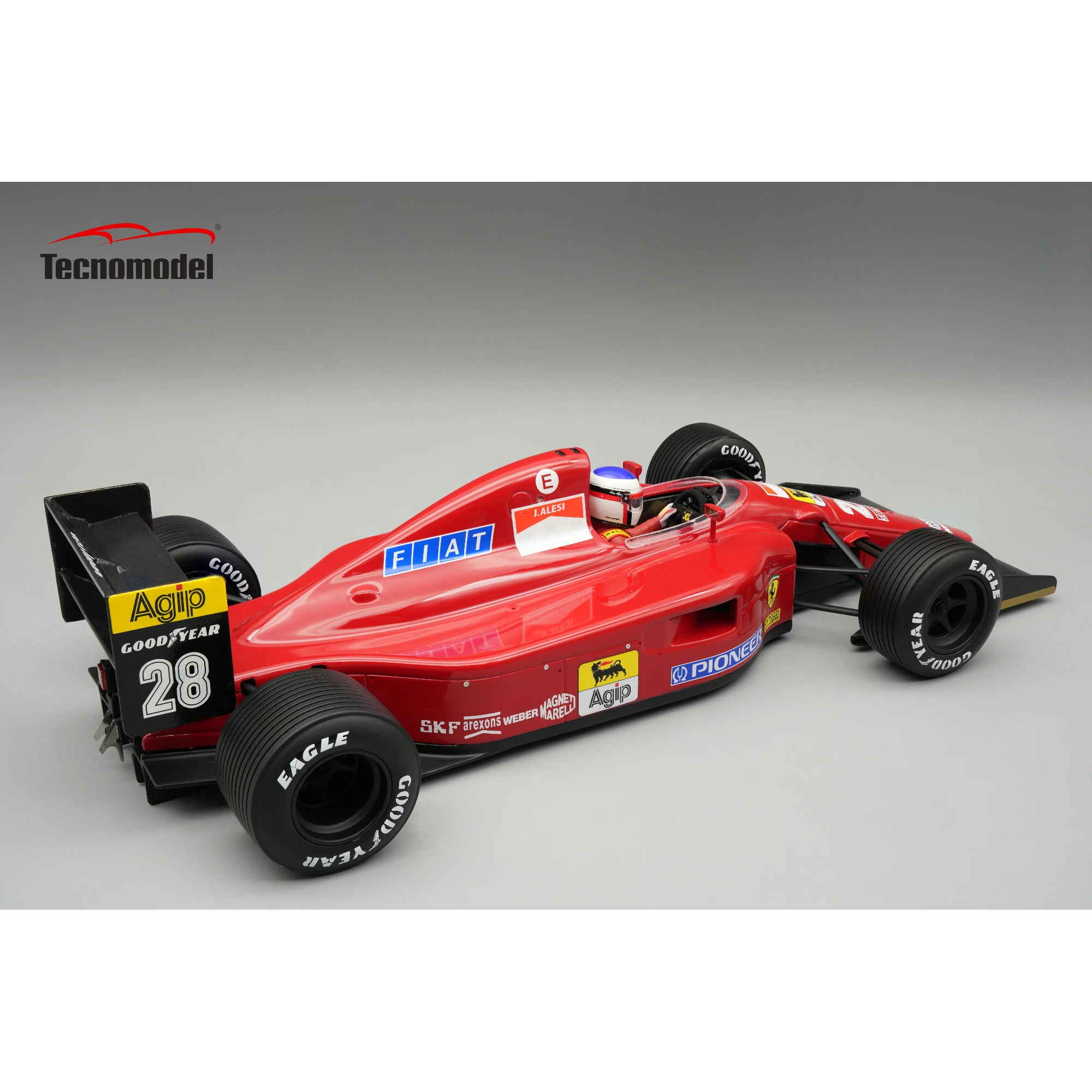 Ferrari 642 F1 1991 British GP Driver Jean Alesi Raining Tyres