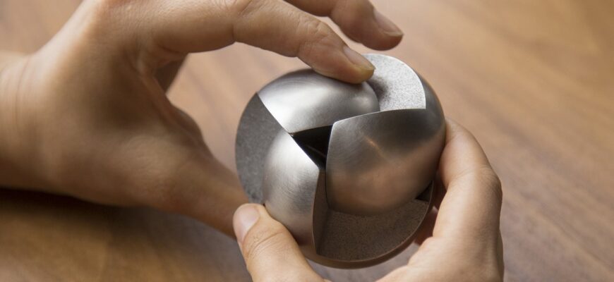 Venn Puzzle - Sphere Metal Puzzle by Craighill - Puzzle Score