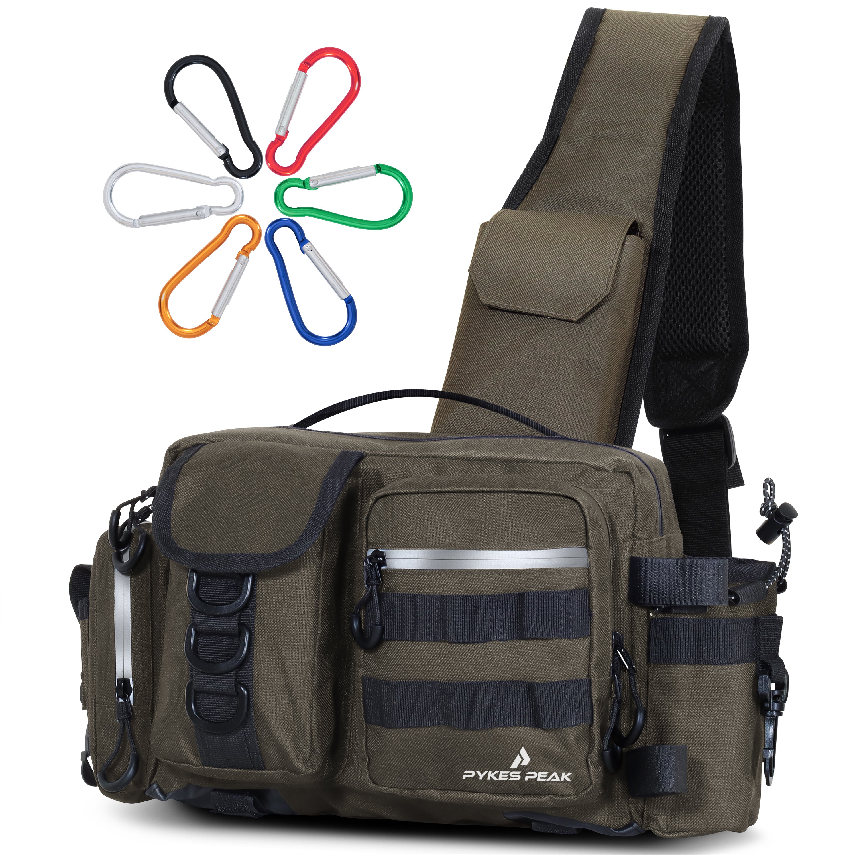 フィッシングショルダーバッグ PYKES PEAK 釣り バッグ Mサイズ