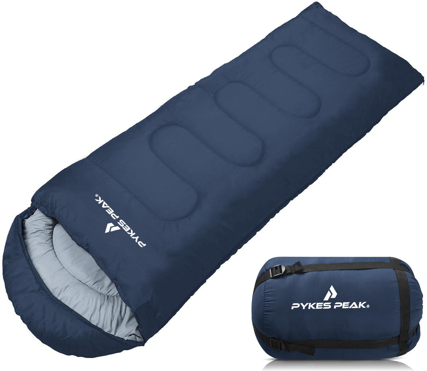 アウトレット】PYKES PEAK 寝袋 封筒型 5色 シュラフ アウトドア