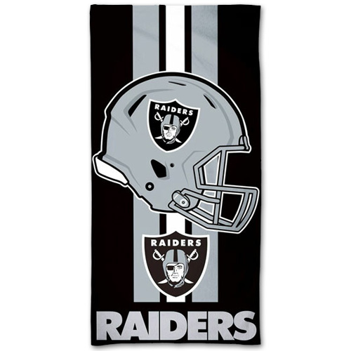 ウィンクラフト NFL ファイバービーチタオル レイダース│アメフト用品