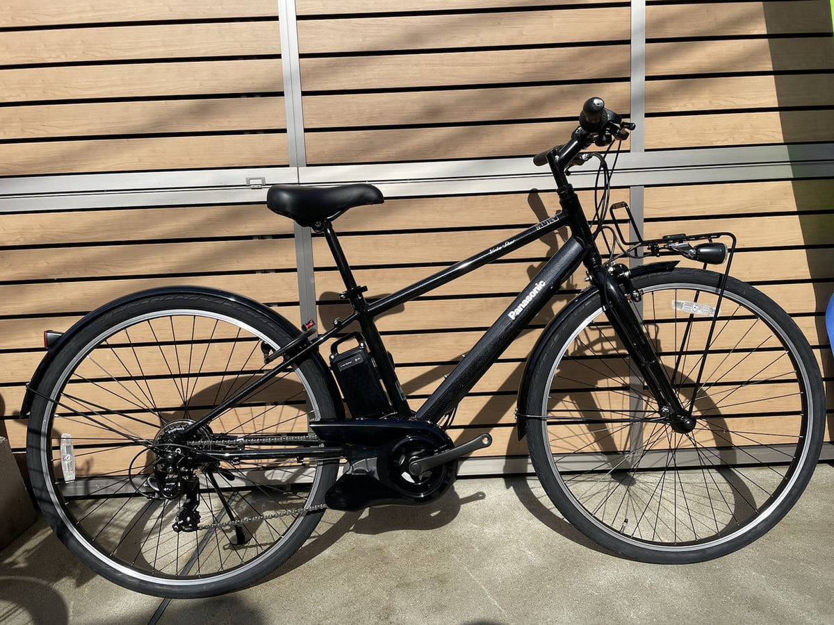 ベロスター 配達仕様電動アシスト自転車 シティタイプ 黒 バッテリー2