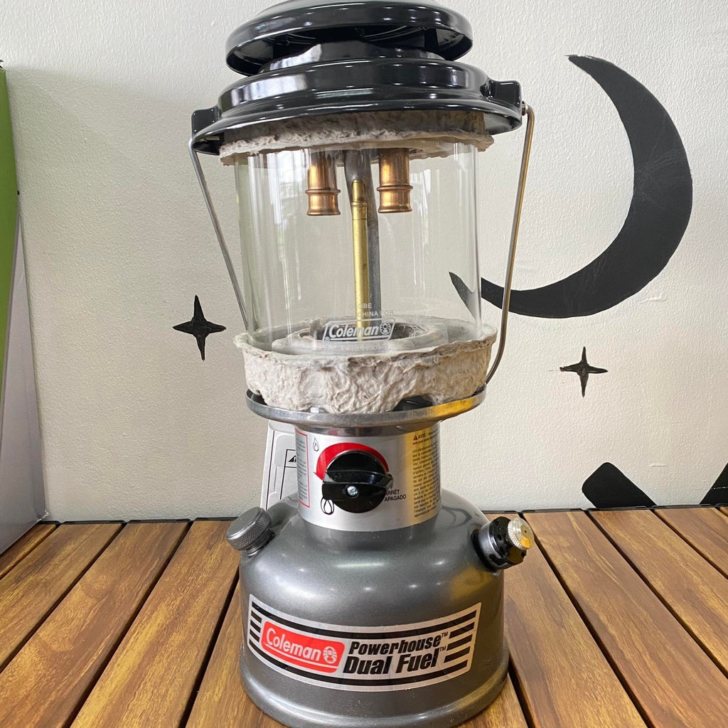Coleman Powerhouse Dual Fuel Lantern Lamp Model 295 Outdoor