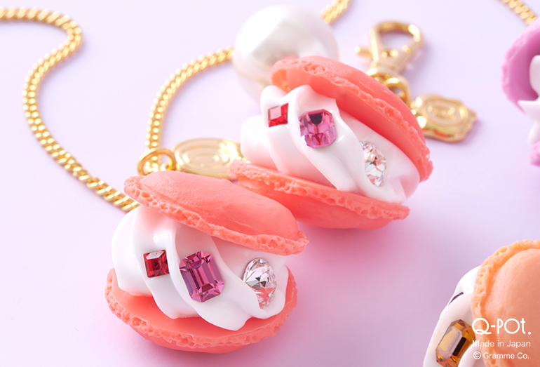 宝石のような＜Q-pot. Parlor＞のジュエルマカロン&カップケーキ