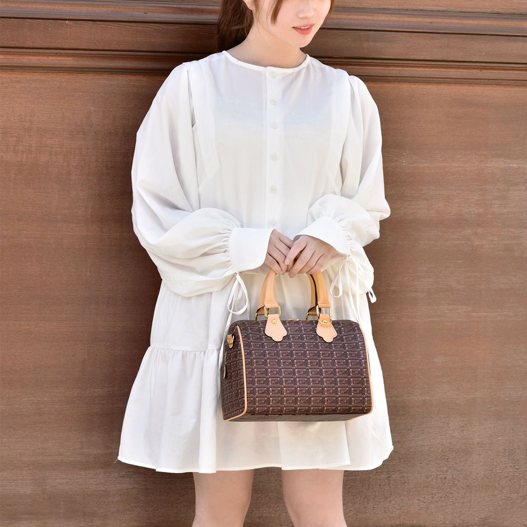 チョコレート・ミニボストンバッグ | Q-pot. ONLINE SHOP