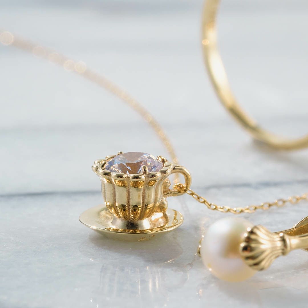 K10】ティーカップ ネックレス | Q-pot. ONLINE SHOP
