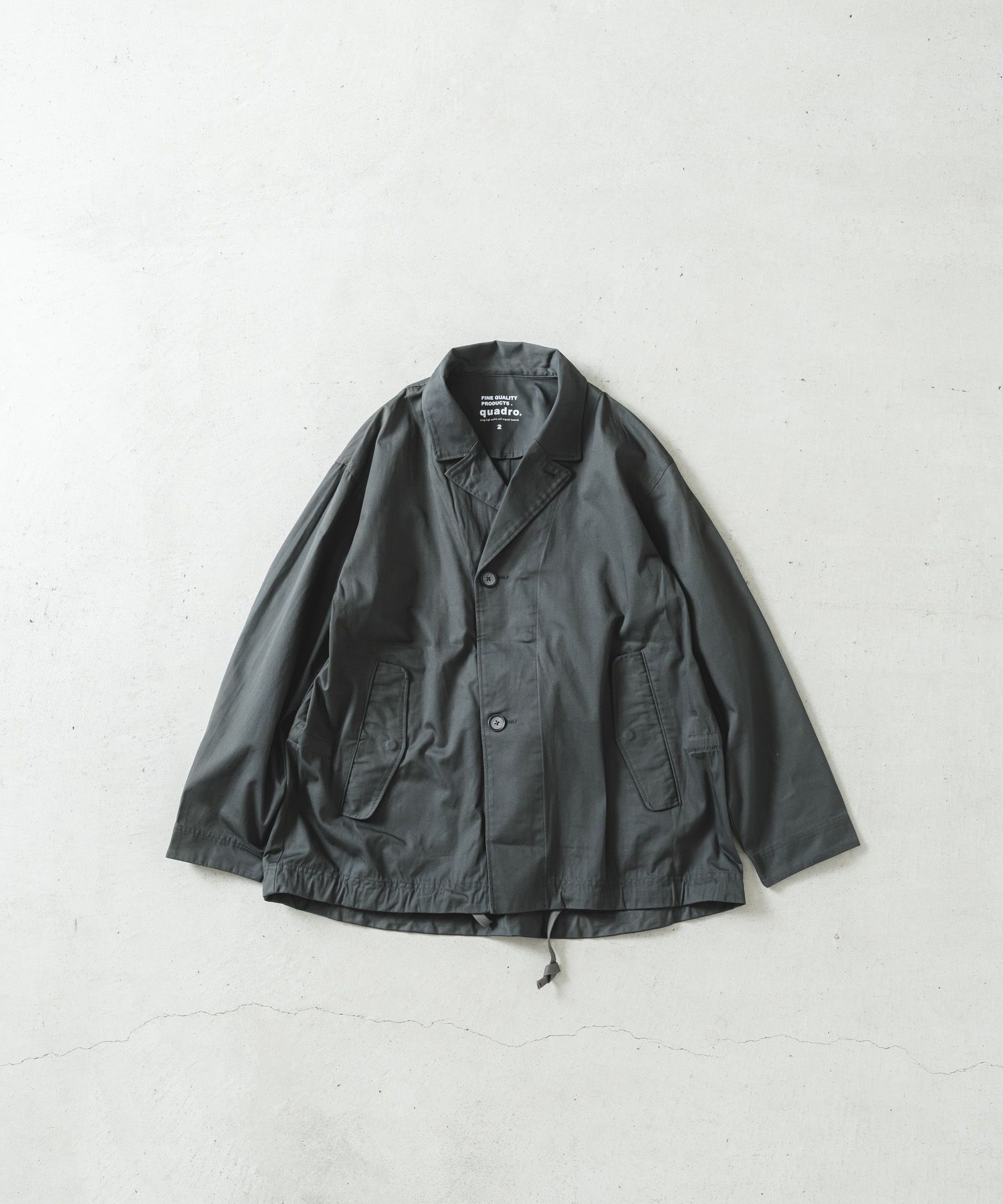 C/Nコーデュラブロークンツイルミリタリーテーラージャケット