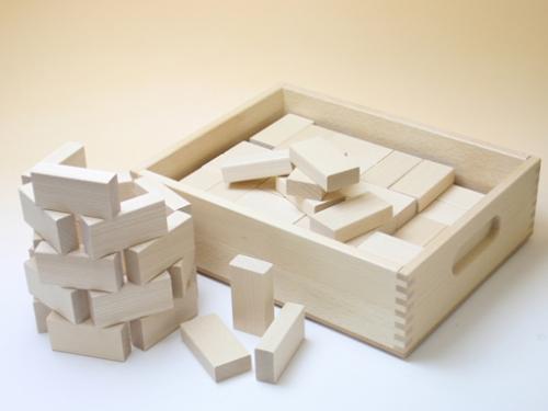 木のおもちゃ カルテット / 補充用積木 小｜デュシマ社 正規品｜ウール