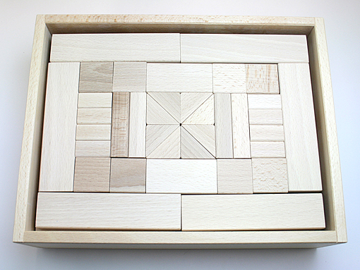 木のおもちゃ カルテット / フレーベル積木 小｜デュシマ社 正規品