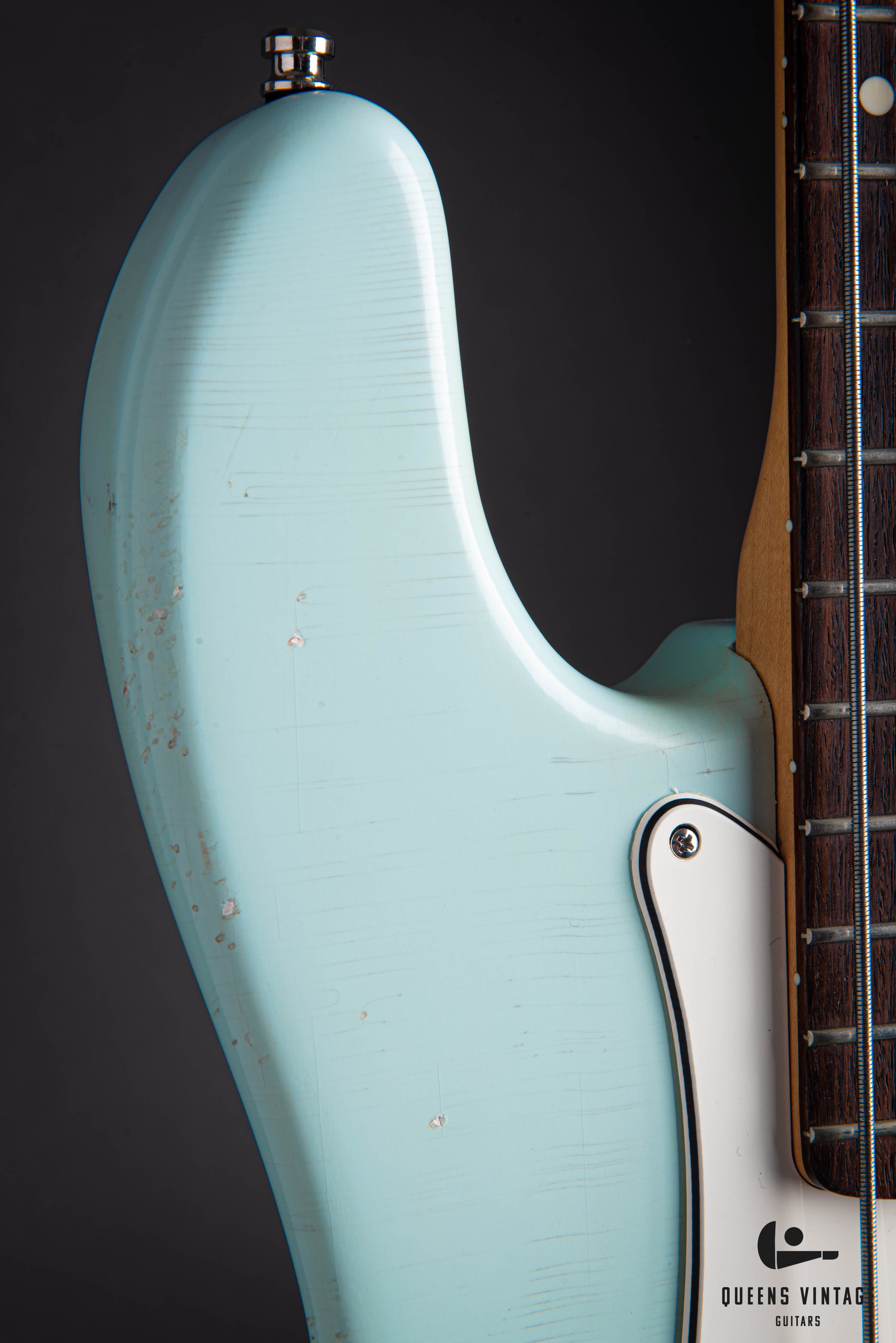 1986 Fender Japan Precision bass with Aged MJT body – Queens