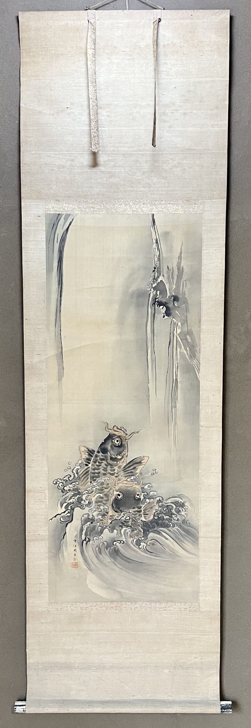 守住周魚「登龍図」 - 古美術 九源次