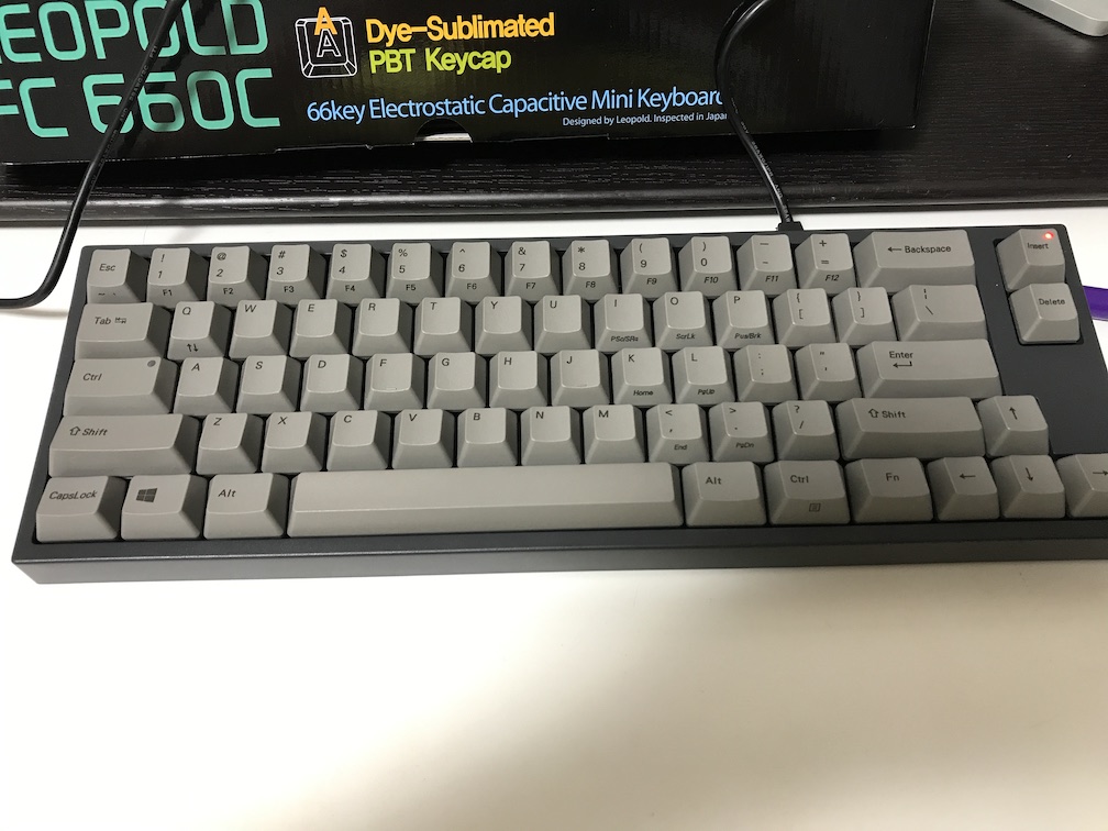 キーボード LEOPOLD FC660C を買ってかなりいい感じ : Query OK.