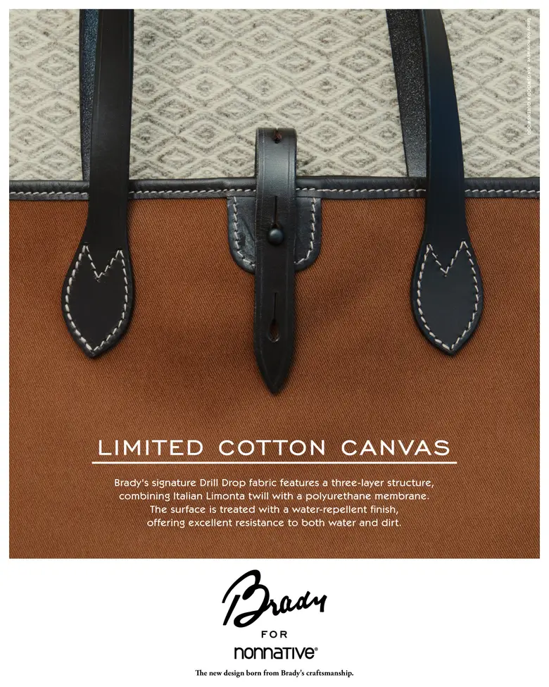 nonnativeがBradyとのコラボレーションバッグを発売 │ QUI - Fashion