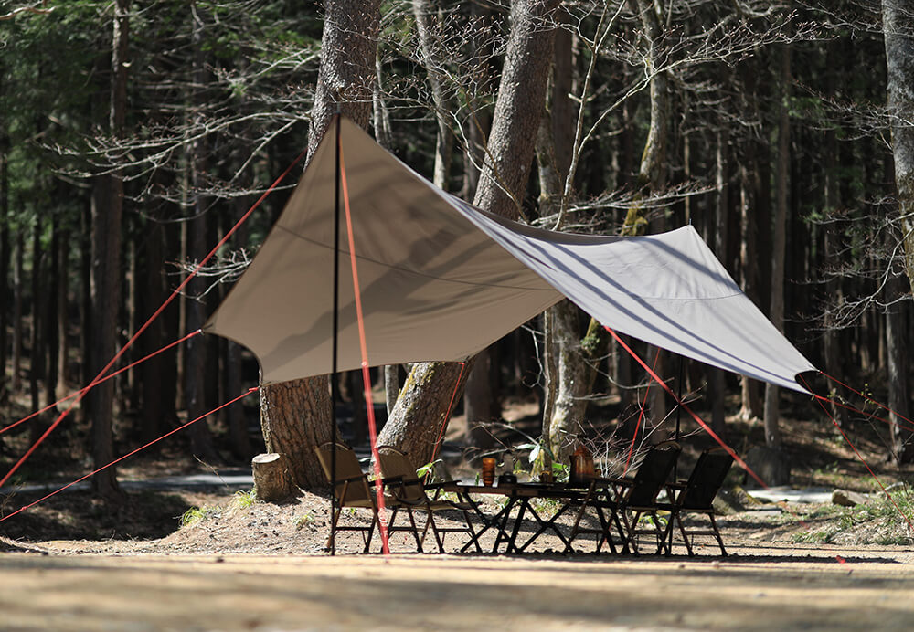 アレンジ性抜群なポリコットンタープが新発売。 ｜活動報告｜QUICKCAMP