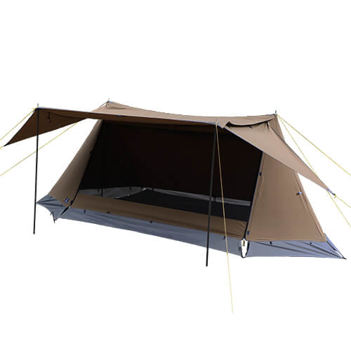 ポリコットン ツインポールソロテント ｜商品｜QUICKCAMP(クイック
