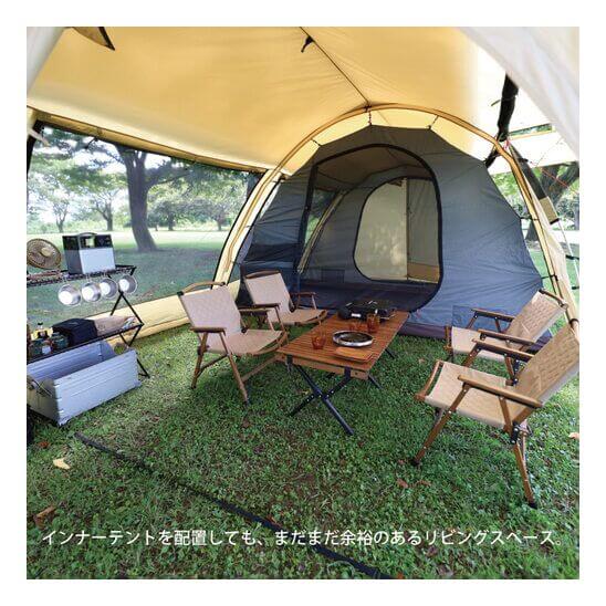 2ルームトンネルテント クーヴァ ｜商品｜QUICKCAMP(クイックキャンプ