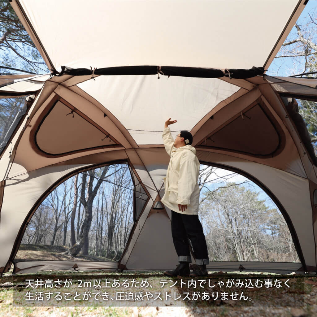 ドームシェルター FELS ｜商品｜QUICKCAMP(クイックキャンプ)公式サイト