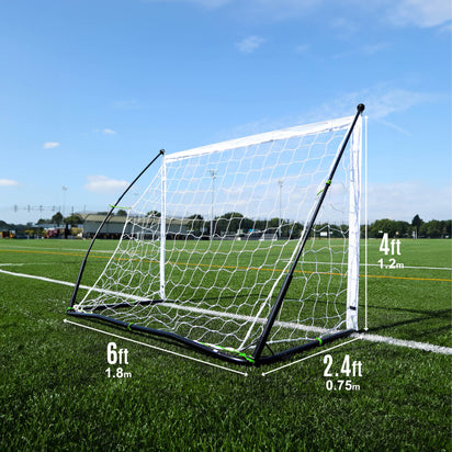KICKSTER Elite 6x4' Soccer Goal | Official U6, U7, U8 Size
