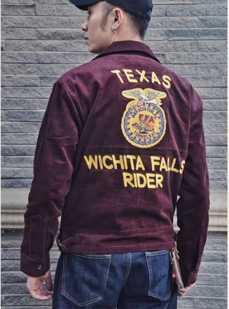 △ヴィンテージ復刻デザイン FFA コーデュロイジャケット▽S~2XL