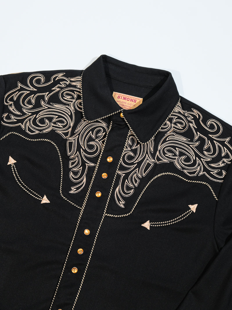 刺繍装飾△ヴィンテージ50s復刻 ウエスタンシャツ▽ – quietman clothes
