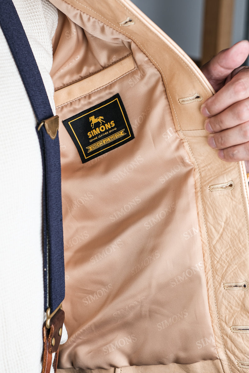 スペシャル植物タンニン鞣し ホースハイドレザー NAKEDカラー無染色