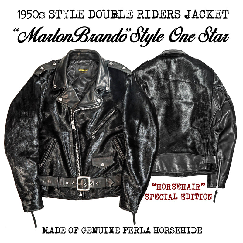 special editionヴィンテージ50s復刻 613型one star 馬毛×ホースハイド