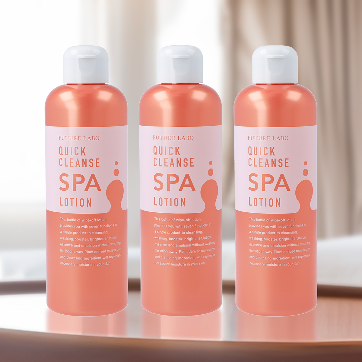 フューチャーラボ クイッククレンズスパローションW3本セット - QVC.jp