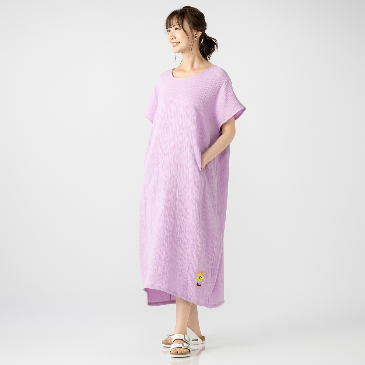 PERSONS ガーゼサックドレス パーソンズ（PERSONS） - QVC.jp