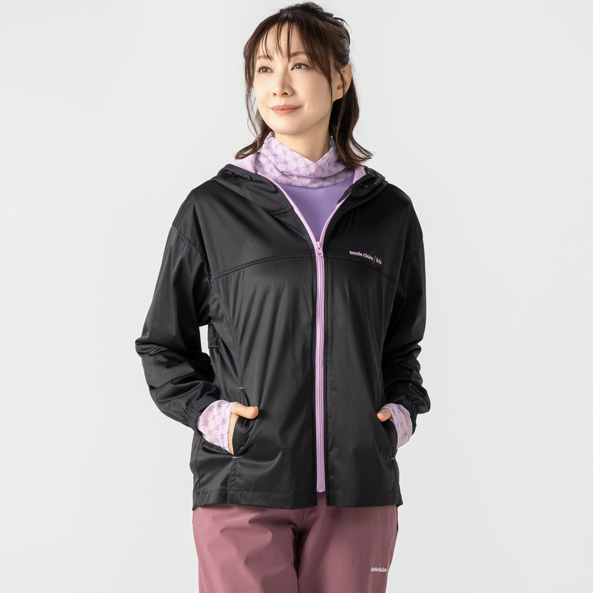 marie claire/bis UV透湿防風ポケッタブルパーカー マリクレールビス