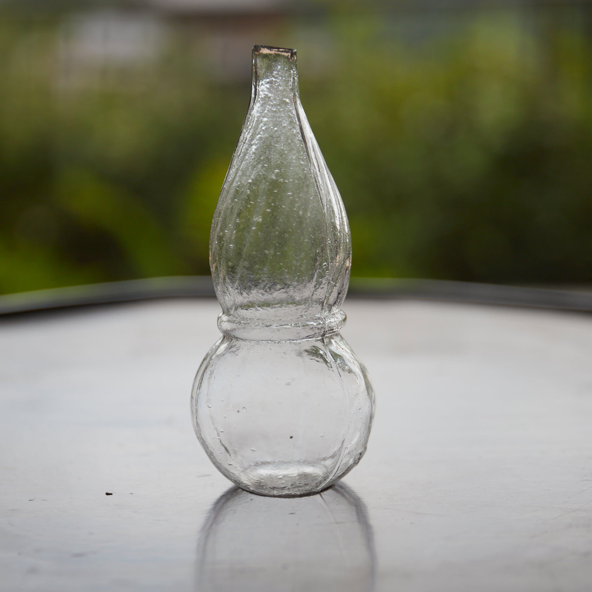 明治–大正時代 瓢箪形硝子小瓶（1868–1926CE） | 入蘆花（ロカニイル）