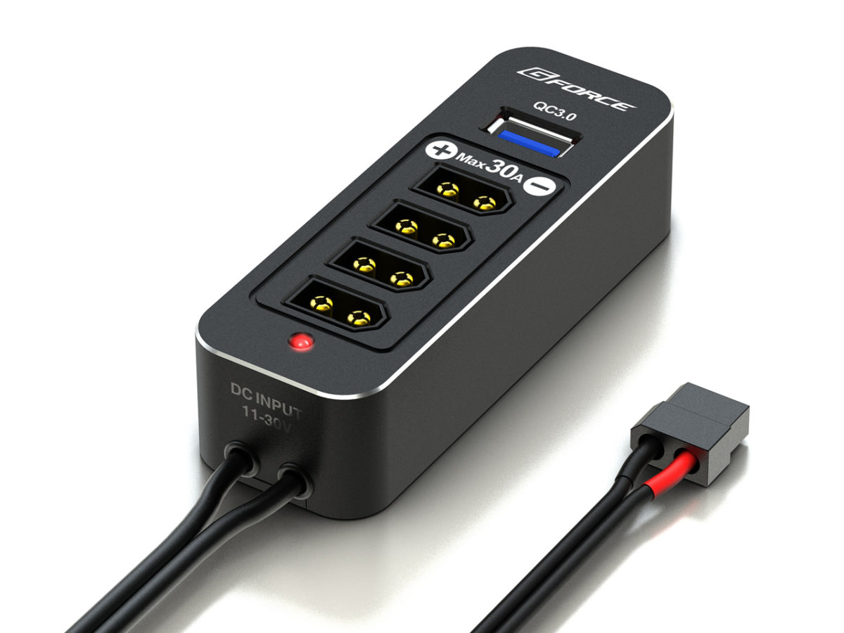 安定化電源】GFORCE PS200 Power Supply (12V/17A) | Rock'n Crawler