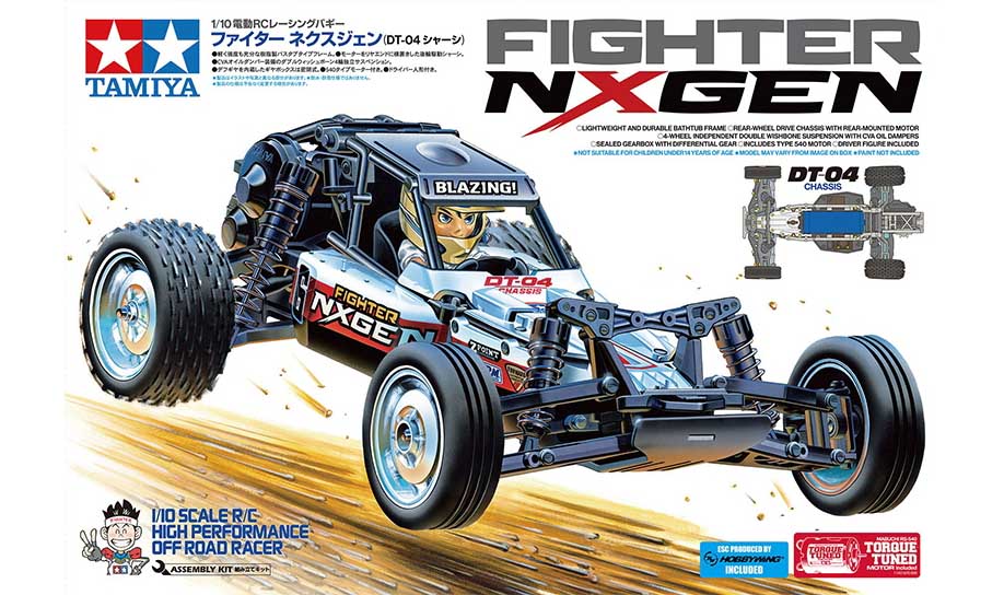 新製品】タミヤ 1/10 ファイター ネクスジェン（DT-04 シャーシ