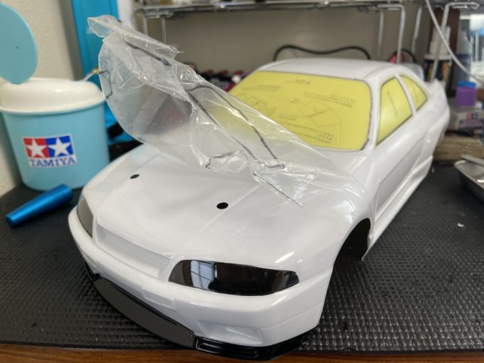 タミヤ スカイライン GT-R（R33）ボディ完成しました！！ | RC/DC