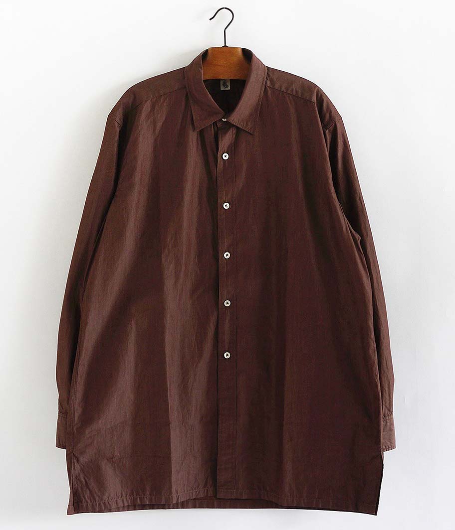 KAPTAIN SUNSHINE Regular Collar Shirts [BROWN CHAMBRAY] - Fresh