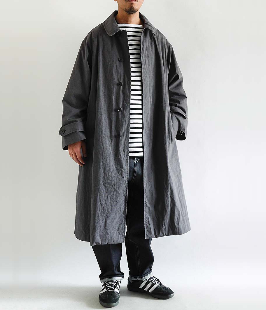 POLYPLOID LONG COAT C [DARK GRAY] - Fresh Service NECESSARY or