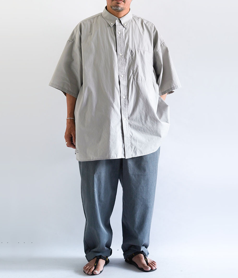 Fresh Service UTILITY S/S B.D SHIRT [GRAY] - Fresh Service