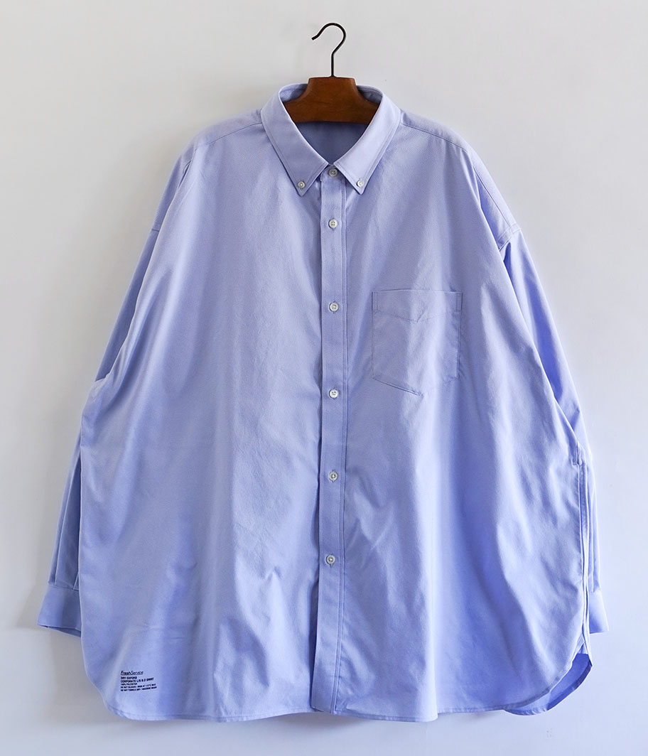 Fresh Service DRY OXFORD CORPORATE L/S B.D. SHIRT [BLUE] - Fresh