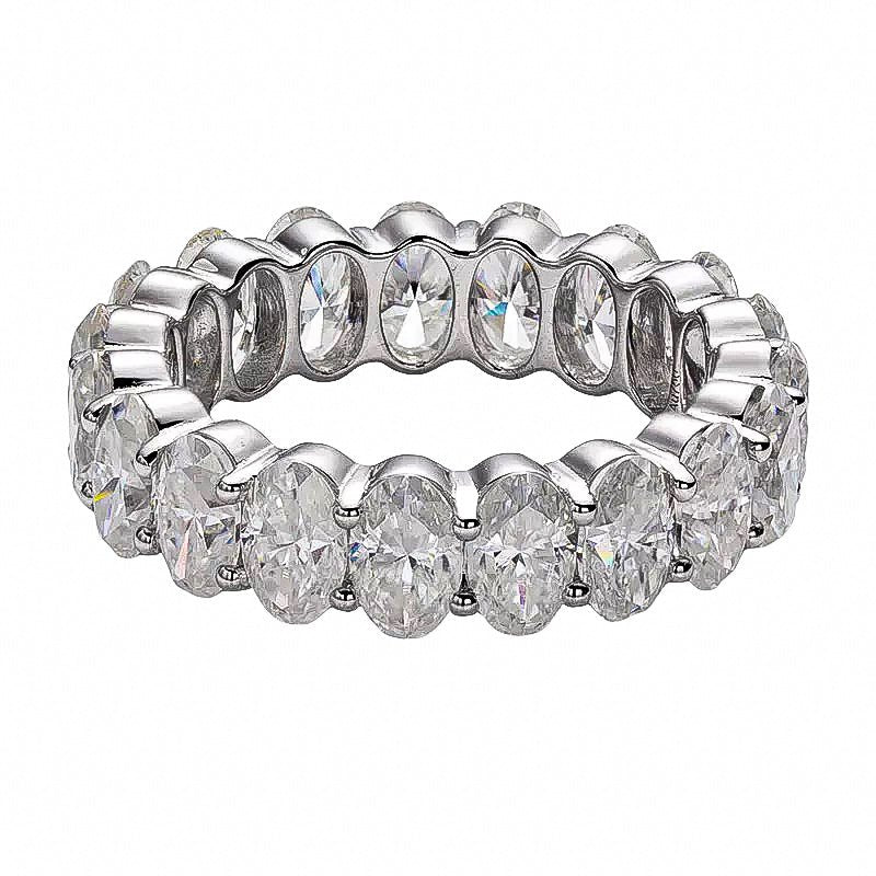 モアサナイト オーバルカットプロングセットフルエタニティ – RADIANN