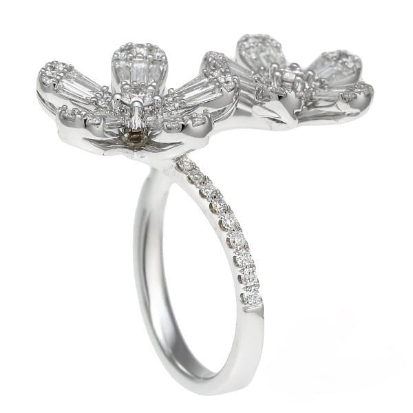 モアサナイト ツイストフラワー リング – RADIANN(ラディアン)|モアサ