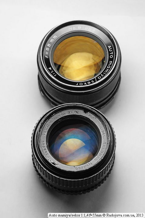 Review Auto mamiya / sekor 1: 1,4 f = 55mm | Happy