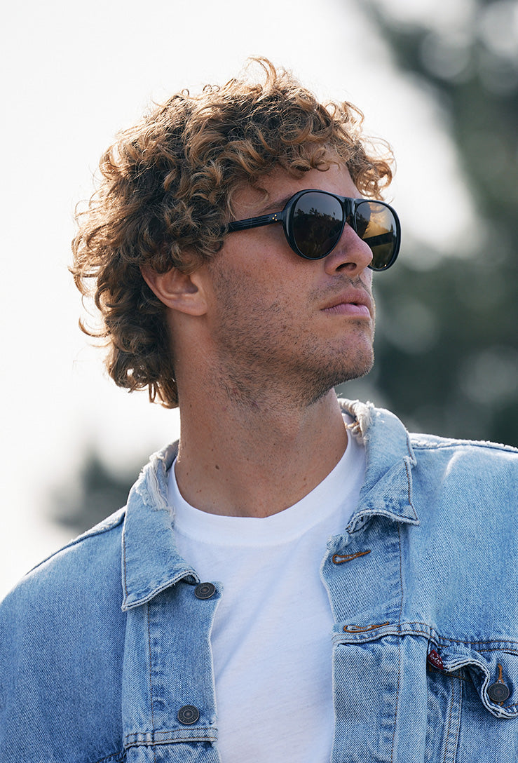 Jenever 58 Recycled Black / Agave Sunglasses – RAEN