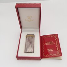 実際に記事を拝見したお客様が同じカルティエのライターを売りに来まし