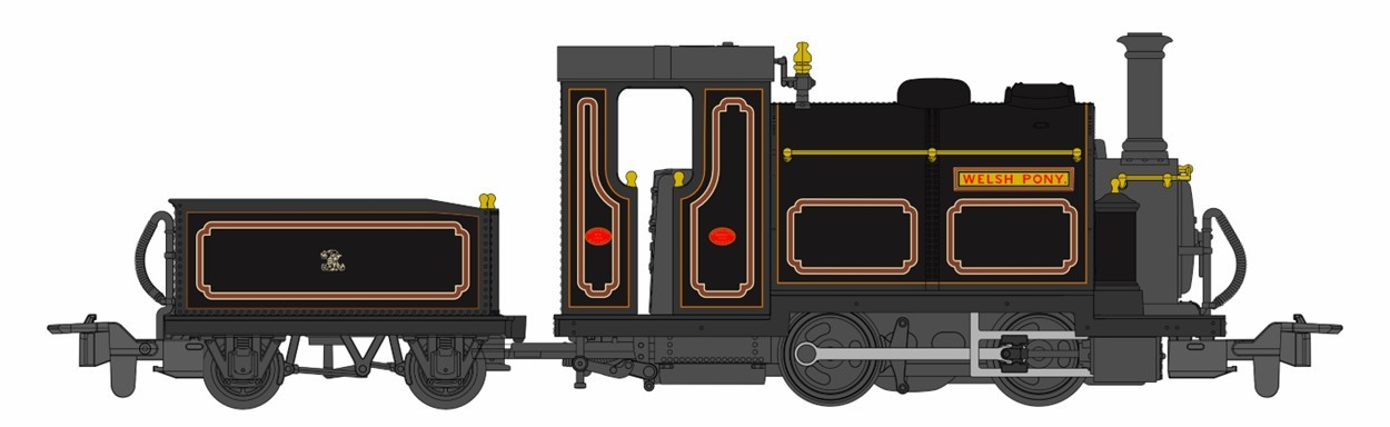 Kato / Peco 51-251D Ffestiniog Railway Large England 0-4-0TT