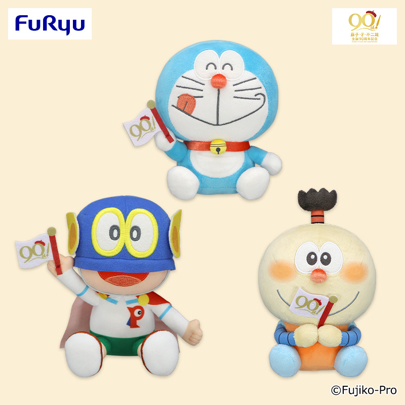 プライズ情報】藤子・F・不二雄 生誕90周年記念 ぬいぐるみ～パーマン