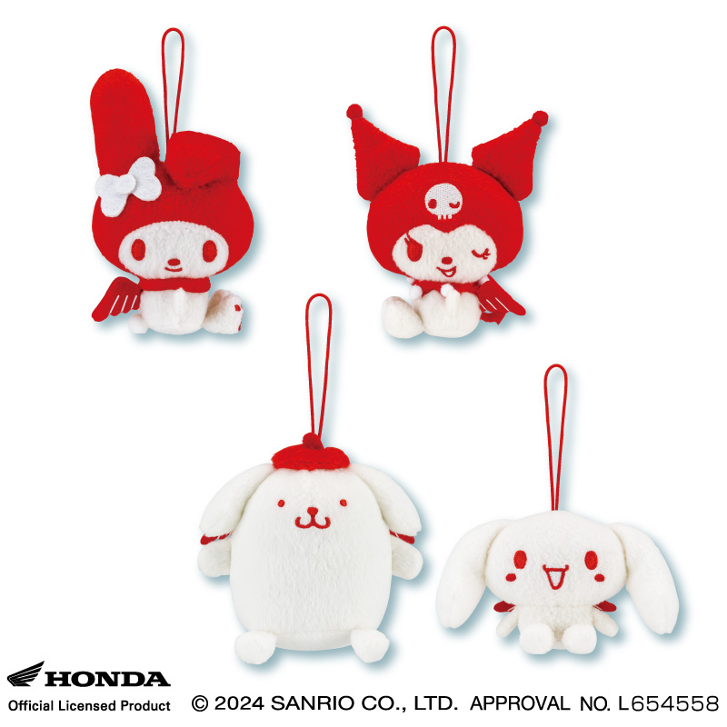 プライズ情報】サンリオキャラクターズ×HONDA Wingマーク ぬいぐるみ