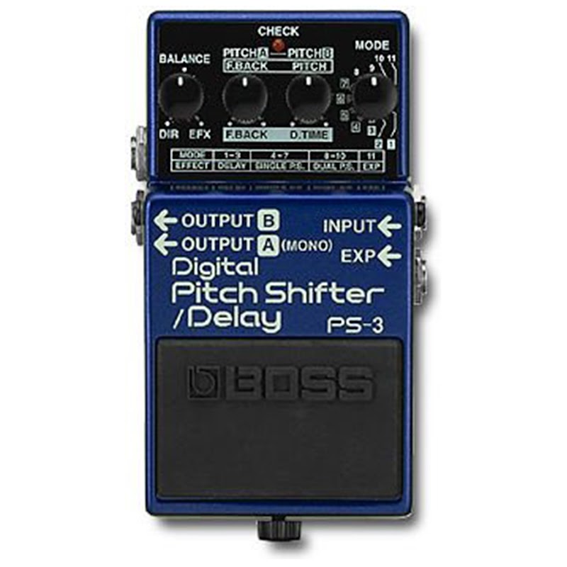 BOSS PS-3 Pitch Shifter/Delay เอฟเฟคกีตาร์ เสียงพิทช์ ปรับได้ 7