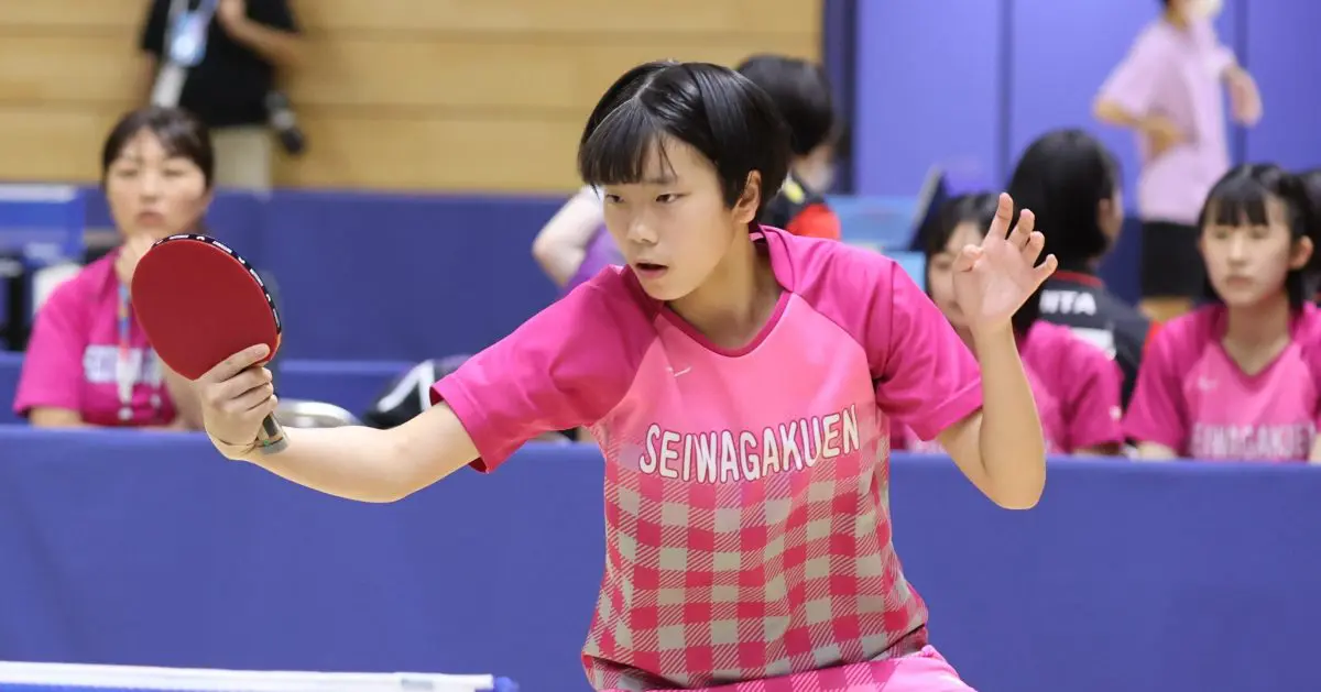女子は聖和学園が全代表枠を独占 男子学校対抗は古川学園が通過＜卓球