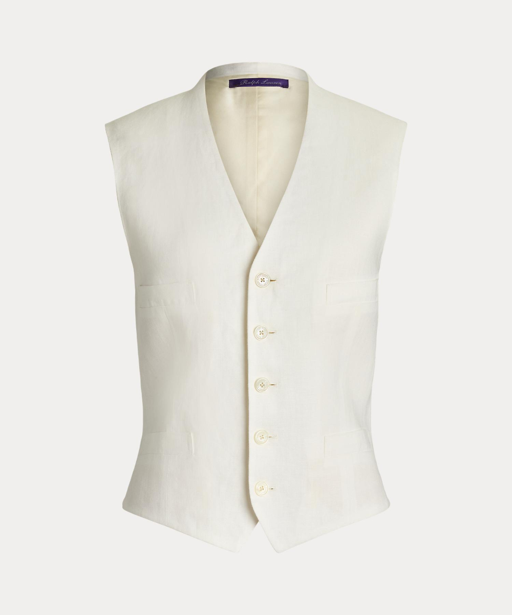 274 Denim&Supplyラルフローレン 白×金ブレード マーチングコート 274