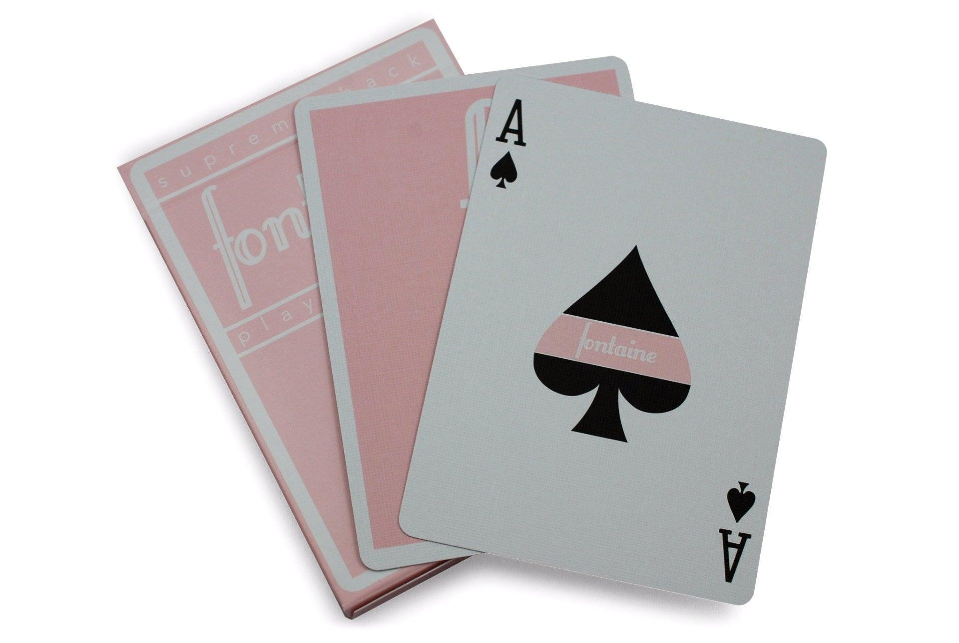 Pink Fontaine-RarePlayingCards.com – Rare Playing Cards