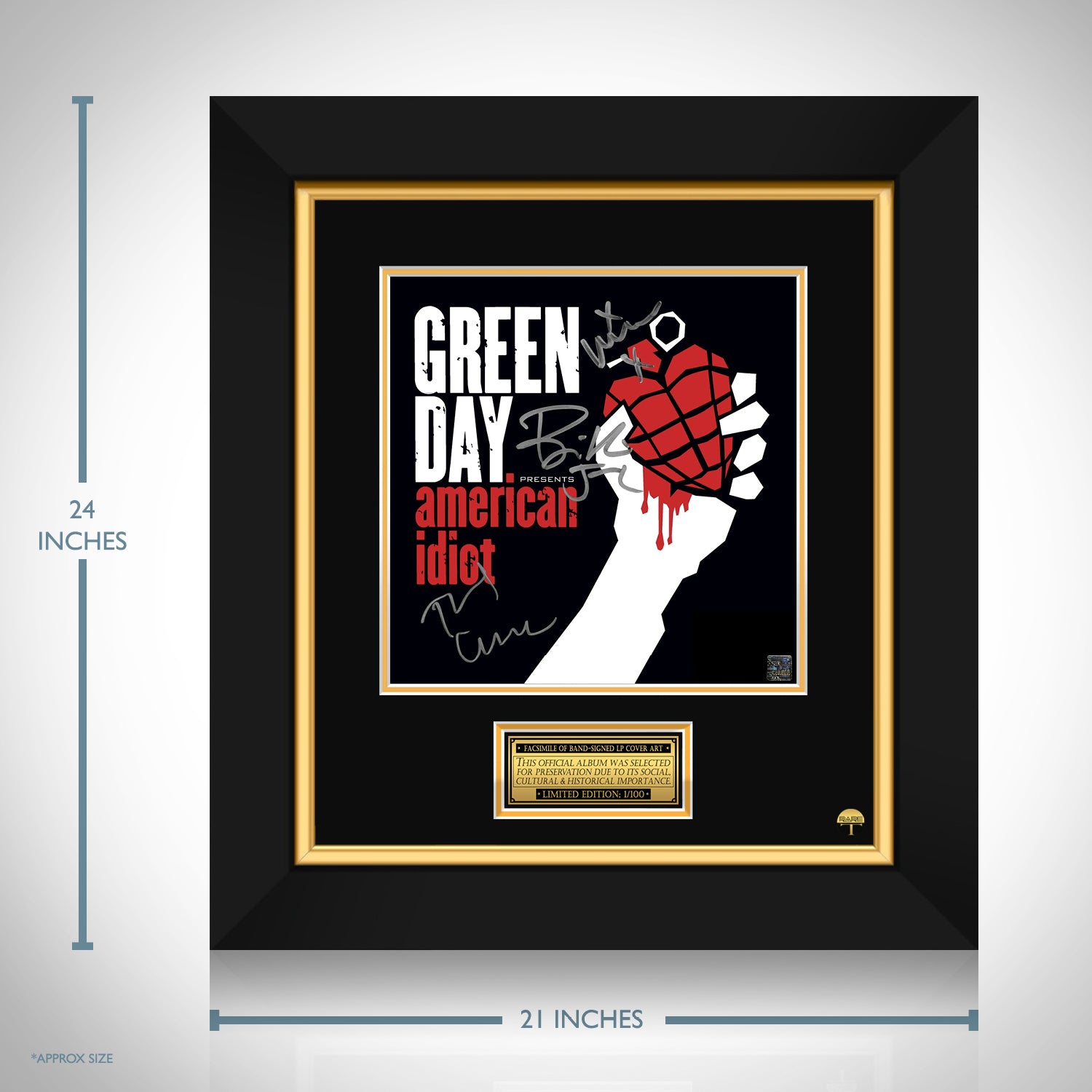 Green Day - American Idiot LP Cover Limited Signature Edition